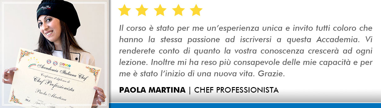 Corso Chef a Firenze Opinioni - Martina