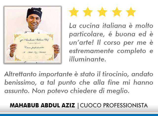 Corso Cuoco a Firenze Opinioni - Abdul